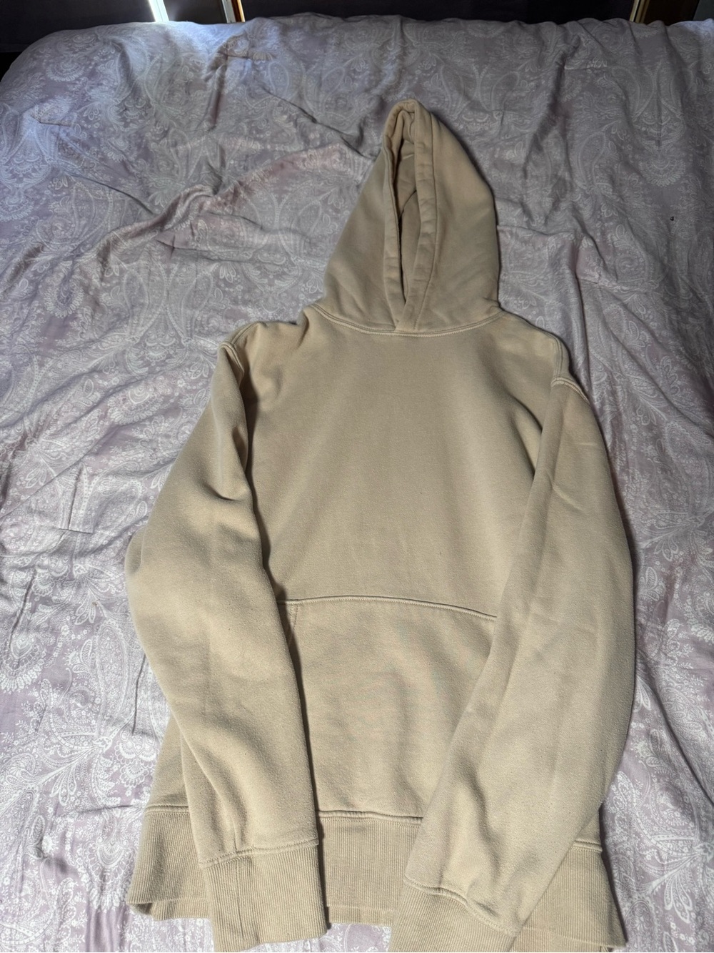 Old Navy Men's Crewneck Hoodie in Tan